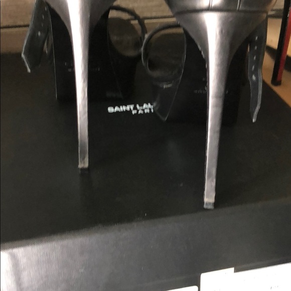 Saint Laurent Studded Heels 40.5 - Picture 3 of 8